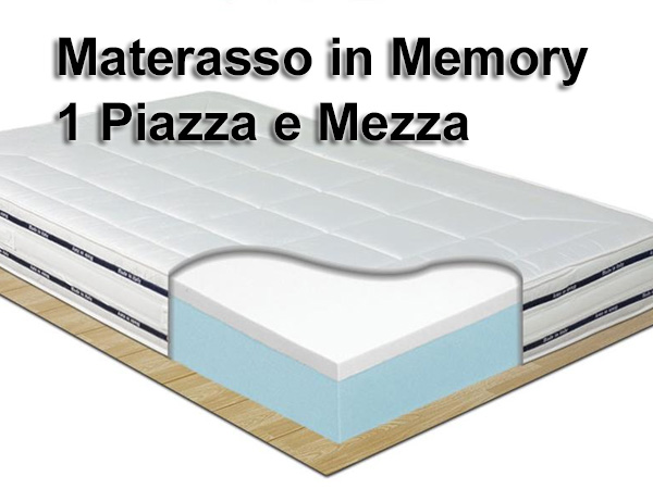materasso memory 1 piazza roma